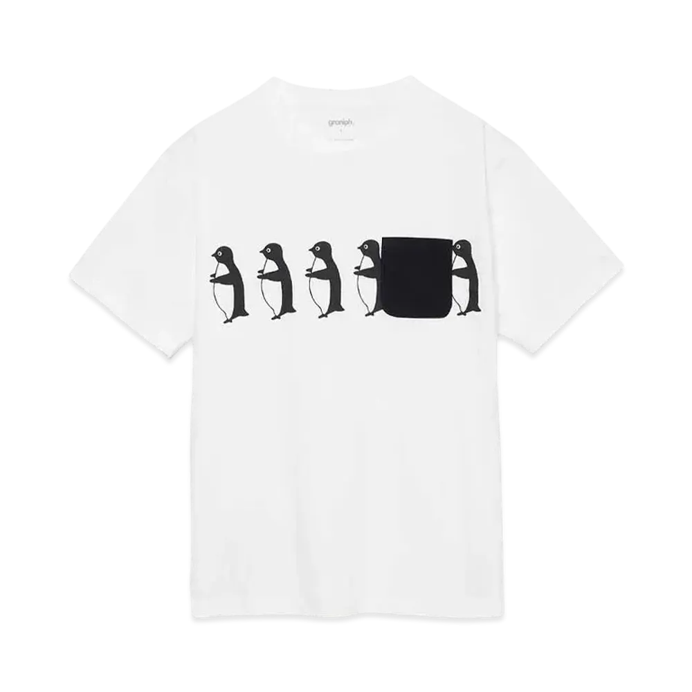 graniph x Chiharu Sakazaki Line Up T-Shirt "White"