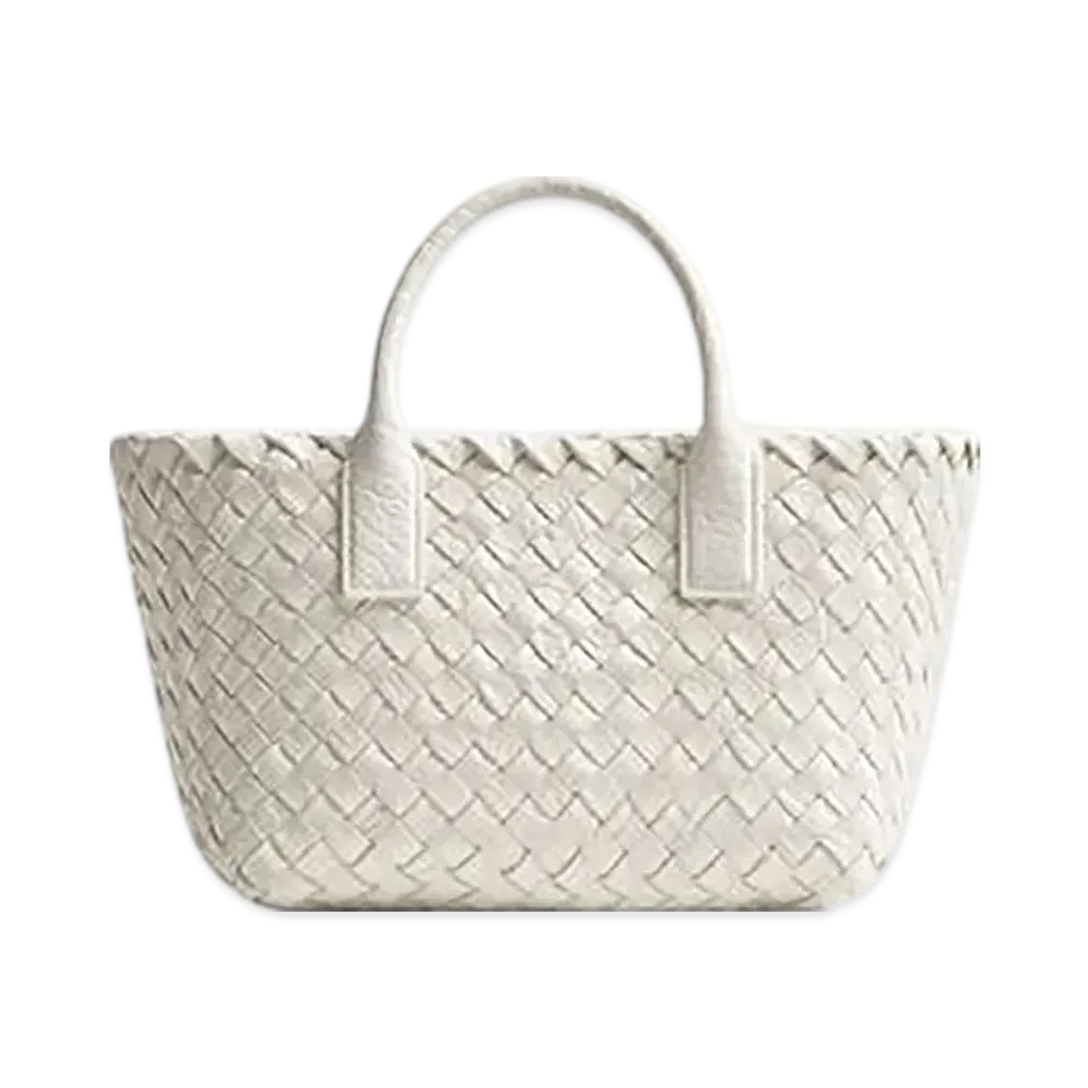 Bottega Veneta Mini Cabat "White"