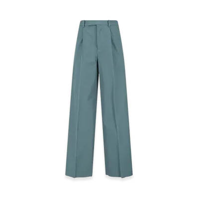 Jil Sander Drill Cotton Trousers "Blue"