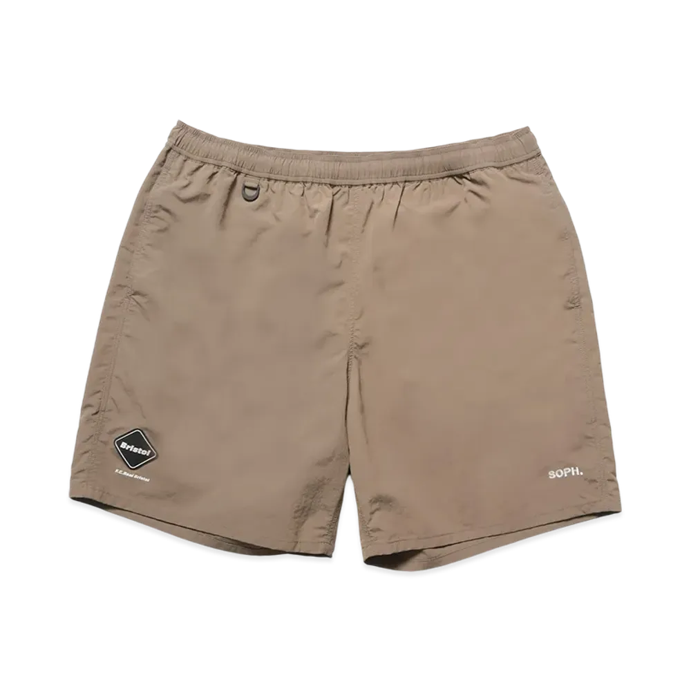 F.C.Real Bristol Nylon Easy Shorts "Mocha"
