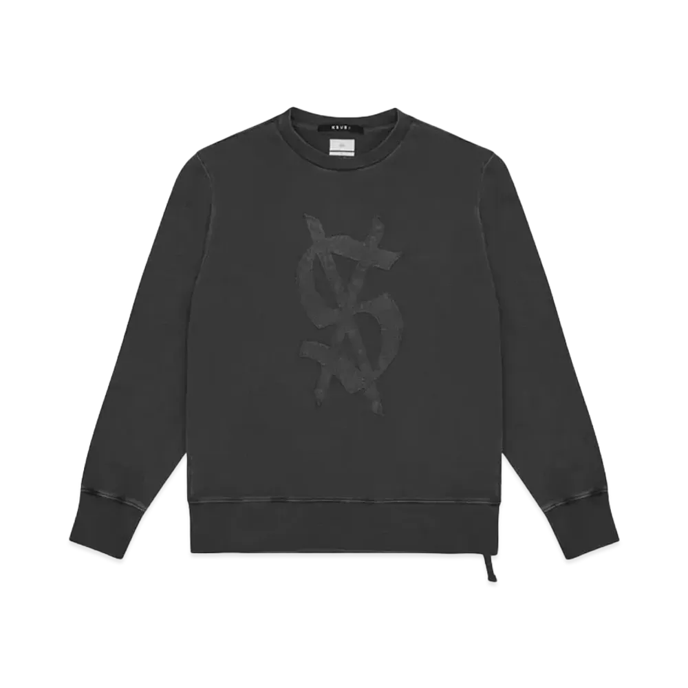 KSUBI Reverso Kash Crew Faded Black "Black"