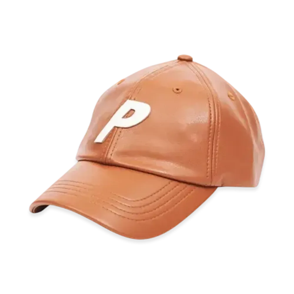 PALACE P 6-Panel Leather "Brown"