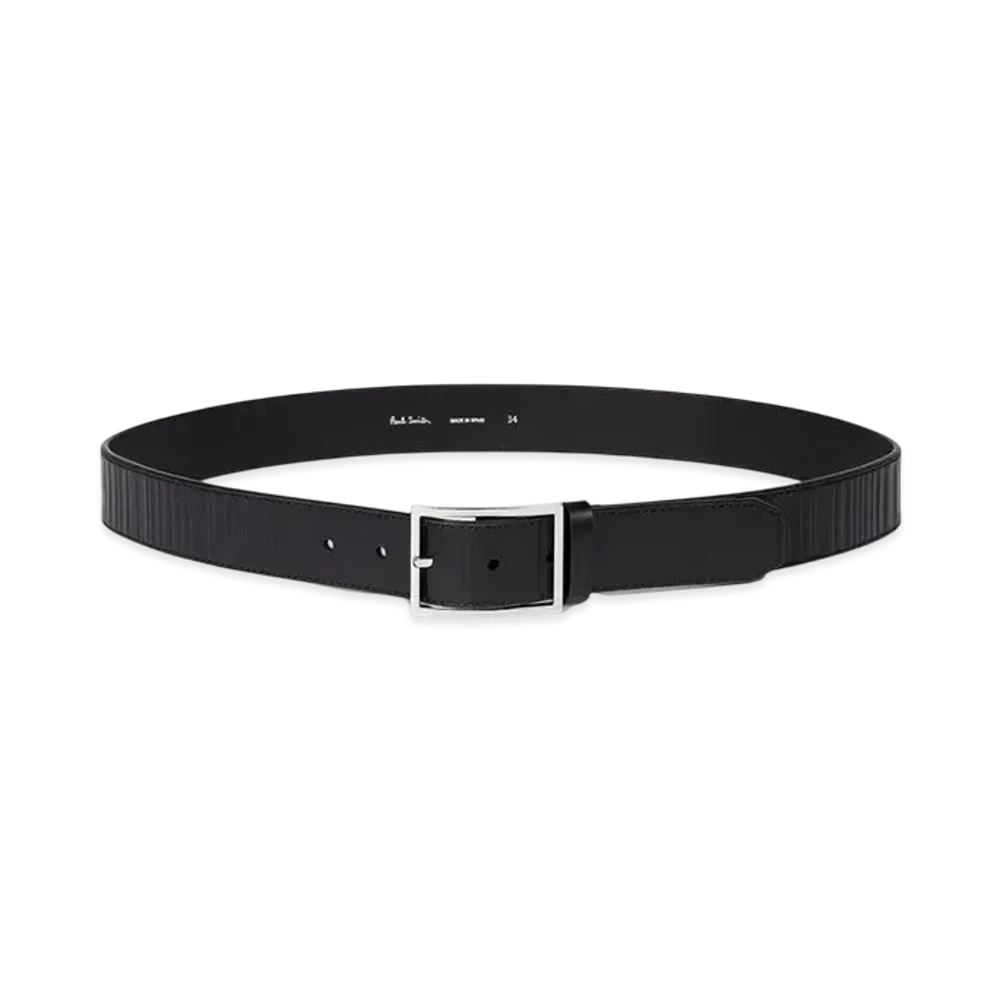 Paul Smith Shadow Stripe Belt "Black"