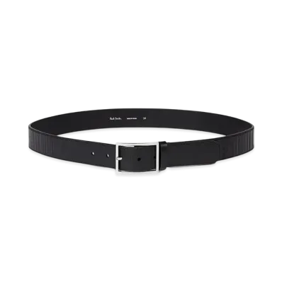Paul Smith Shadow Stripe Belt "Black"