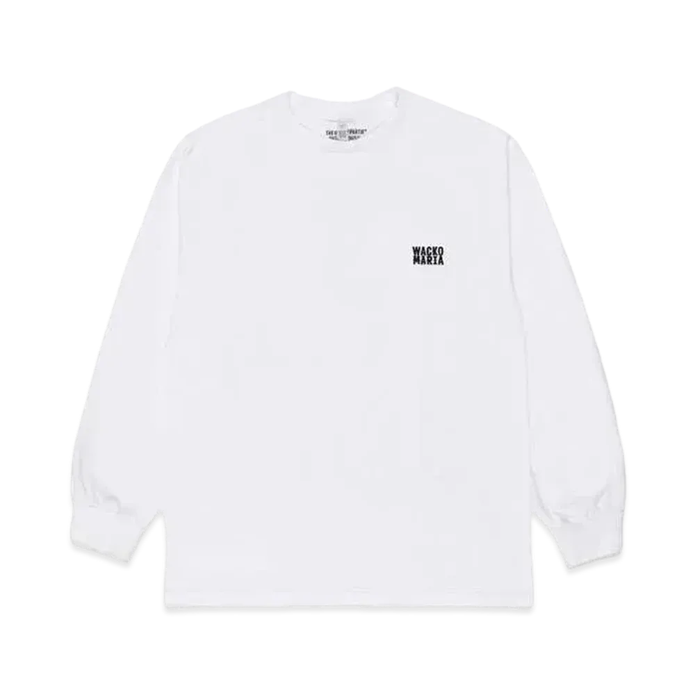 WACKO MARIA Long Sleeve T-shirt "White"