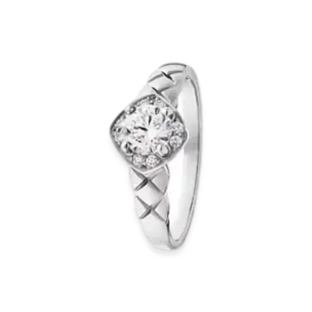CHANEL Coco Crush Engagement Ring Platinum, Diamond
