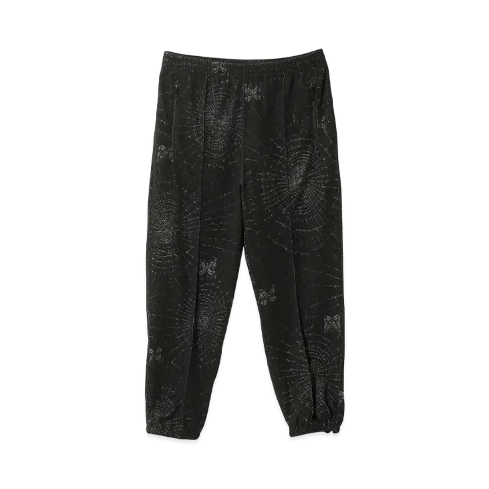 NEEDLES Zipped Track Pant - Pile Jq./Spider Web "Black"