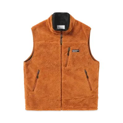 thisisneverthat High Loft Fleece Vest "Orange"