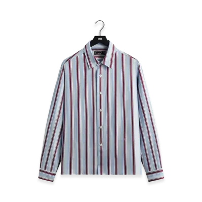 Kith Striped Jacquard Thompson Shirt "Tin"