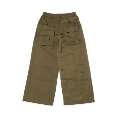 atmos pink Double Waist Pants "Khaki"