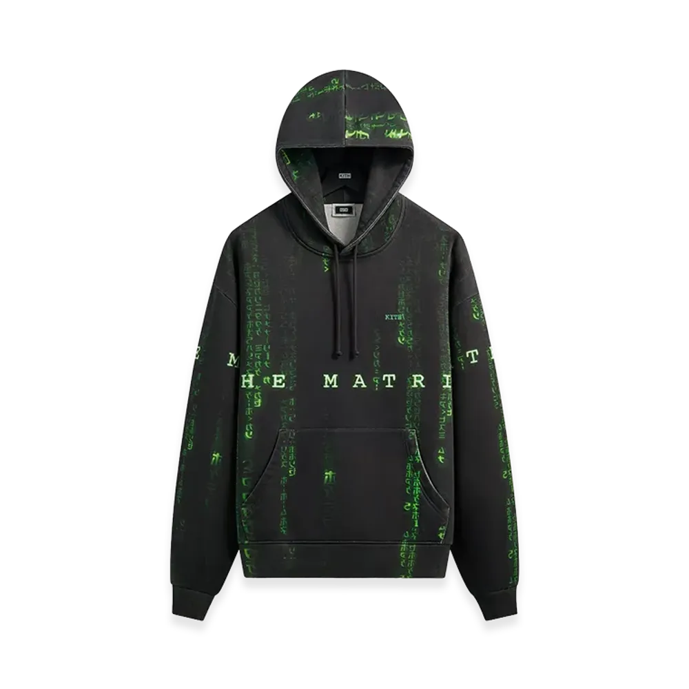 Kith x The Matrix Code Vintage Nelson Hoodie "Black"
