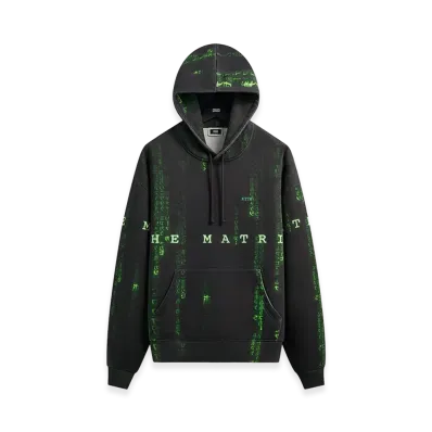 Kith x The Matrix Code Vintage Nelson Hoodie "Black"
