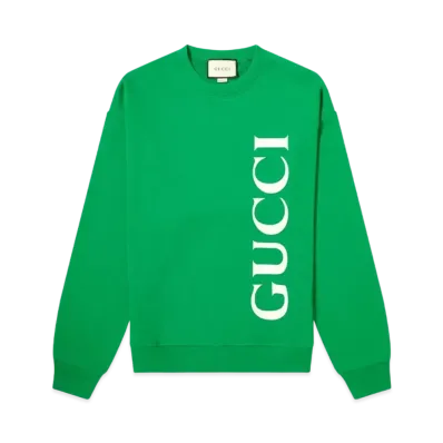 GUCCI Large Logo Crewneck Sweatshirt "Yard"
