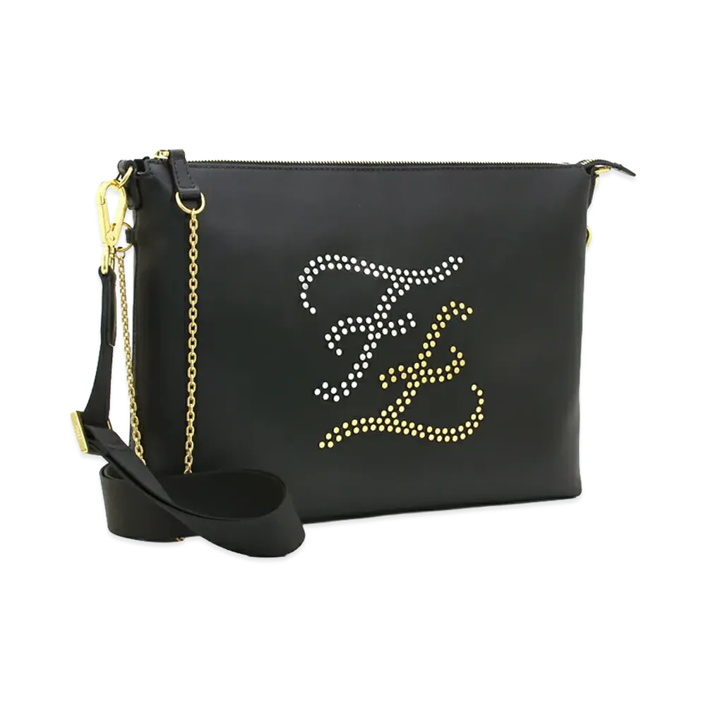FENDI Women's Shoulder Bag Medium Messenger "Nero"
