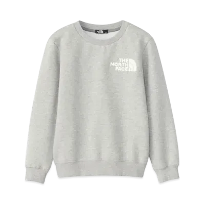 The North Face Kids Front View Crew "Mix Gray"