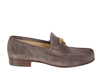 Valentino Garavani Loafer Vlogo Signature Crosta A. Brass Logo "SHADOW"