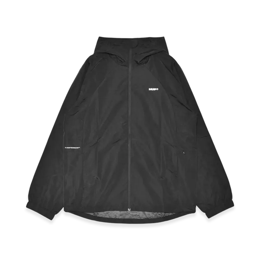 HUF All Caps Shell Jacket "Black"