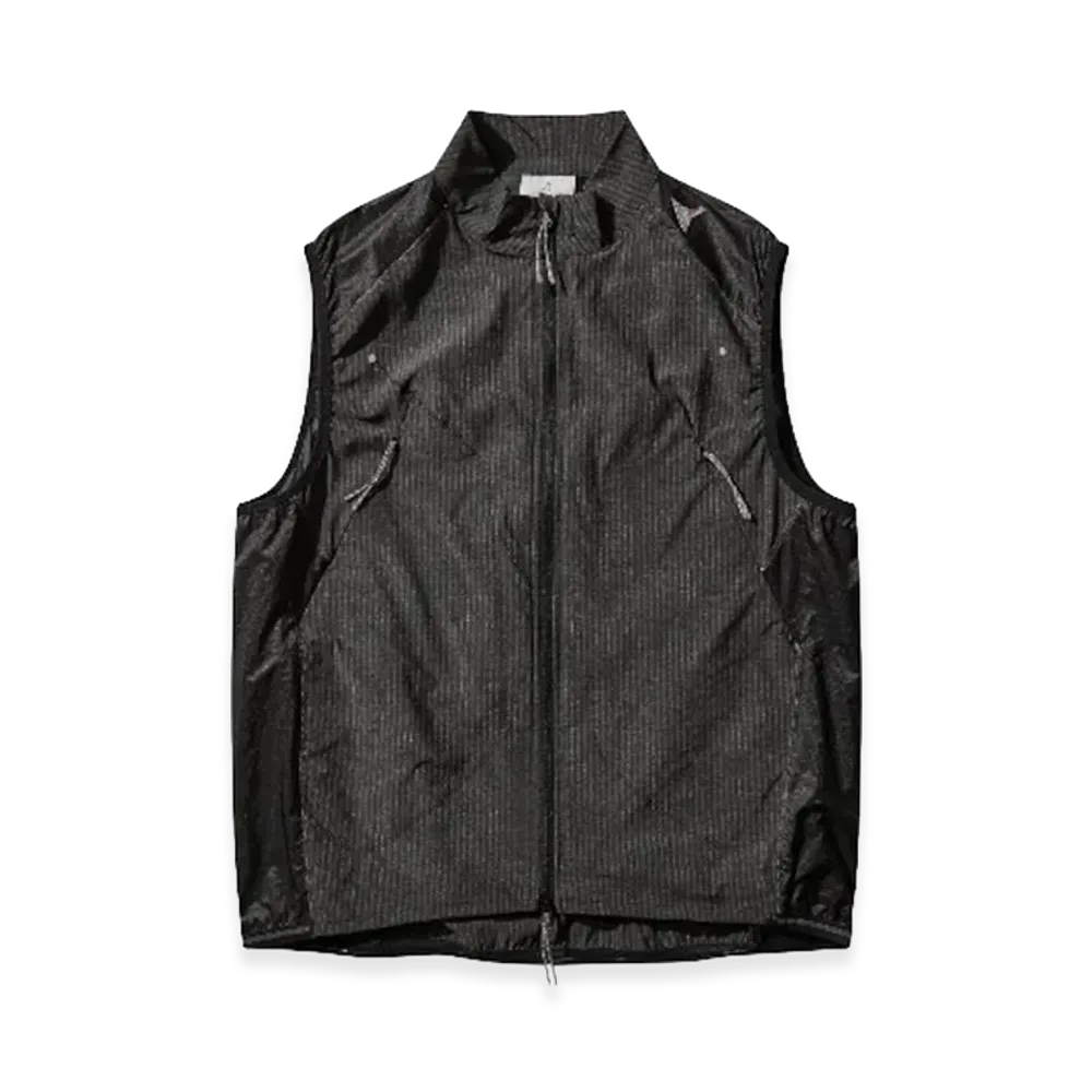 ROA Numb Pinstriped Commuting Vest "Black"
