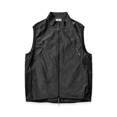 ROA Numb Pinstriped Commuting Vest "Black"