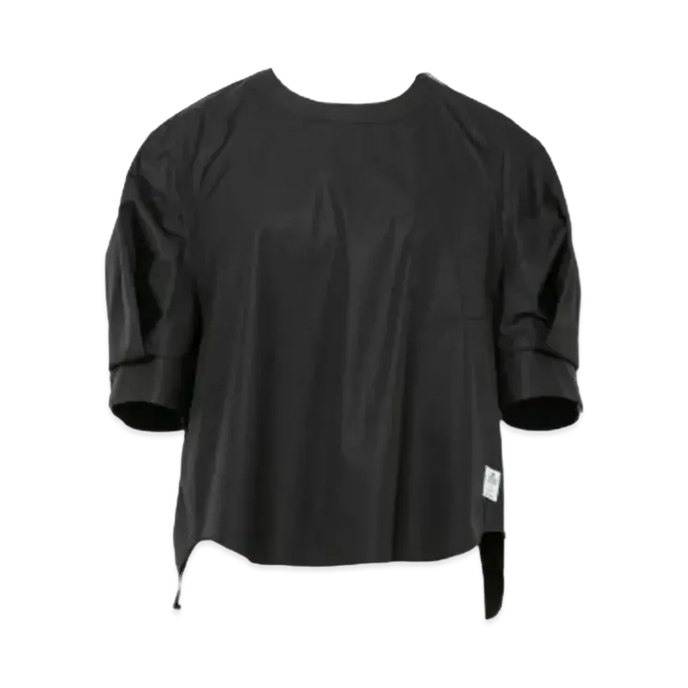 sacai Thomas Mason Cotton Poplin Pullover "Black"