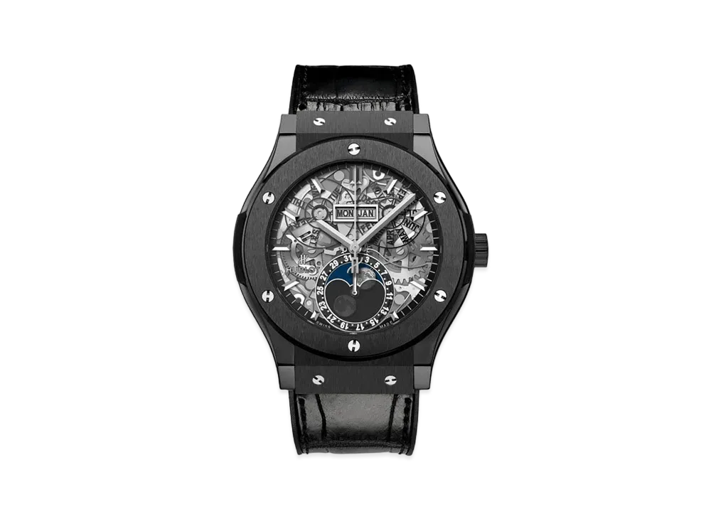 HUBLOT Classic Fusion Aerofusion Moonphase Black Magic 45mm