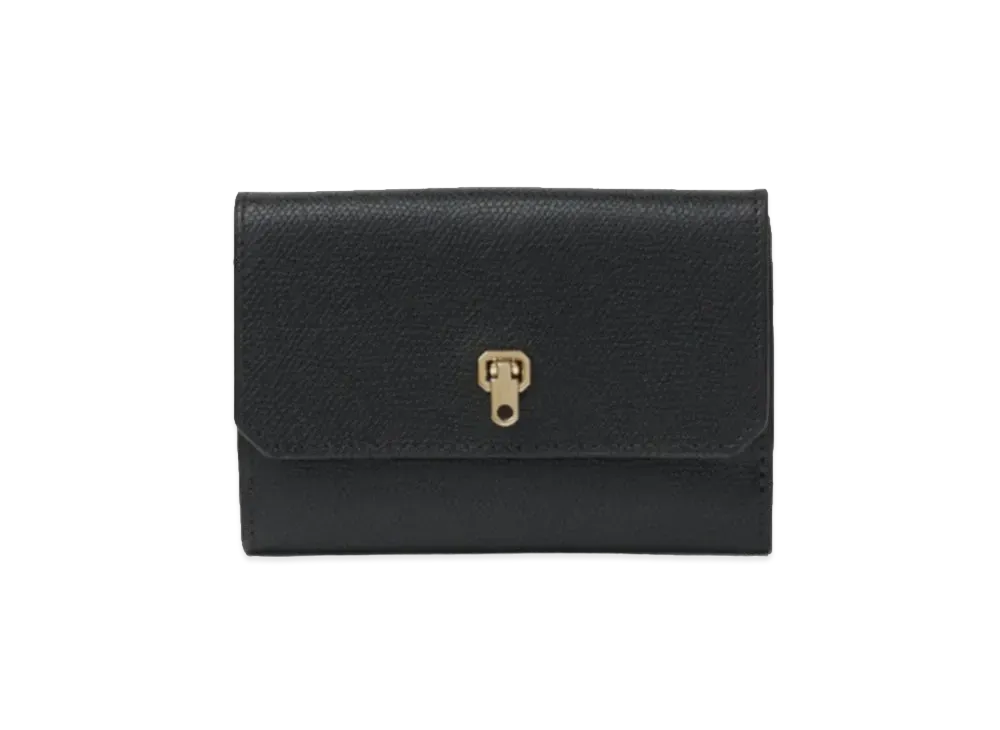 Valextra Double City Wallet "Black"