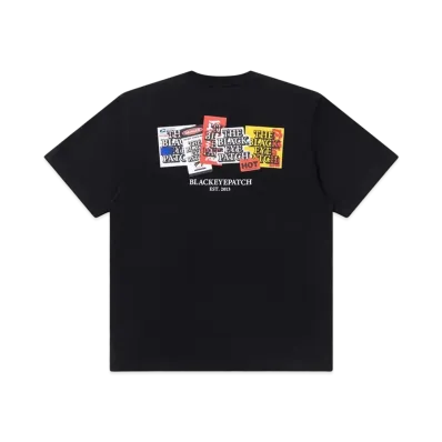 BlackEyePatch Label Pack Tee "Black"