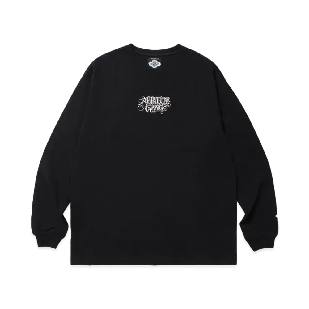 APHRODITEGANG Gakkin x Budspool Kabatsu Classic Logo L/S Tee "Black White"