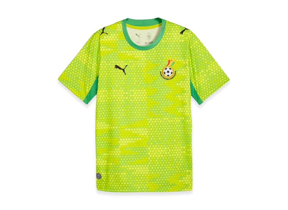 PUMA x Salehe Bembury x Ghana Football Replica Short Sleeve GK Shirt "Lime Smash/Green Fruit"