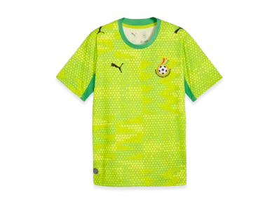 PUMA x Salehe Bembury x Ghana Football Replica Short Sleeve GK Shirt "Lime Smash/Green Fruit"