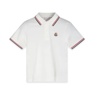 MONCLER Kids Polos "White"
