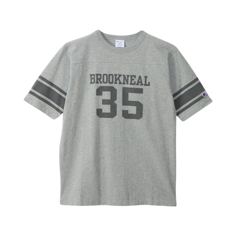 Champion Large Size Short Sleeve Football T-Shirt 25SS "Oxford Gray"
