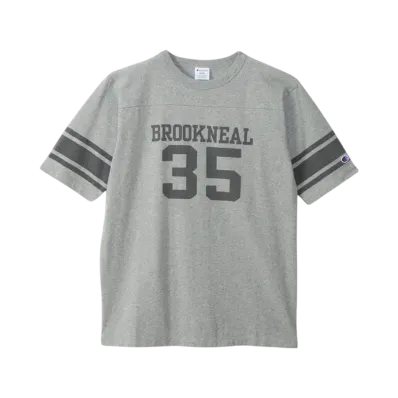 Champion Large Size Short Sleeve Football T-Shirt 25SS "Oxford Gray"