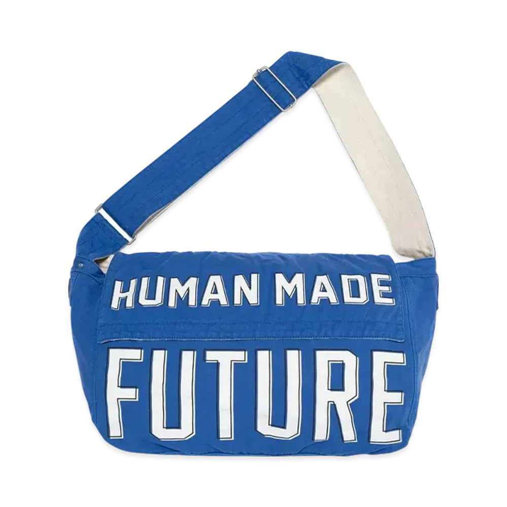 HUMAN MADE Mail Bag Large "Blue"