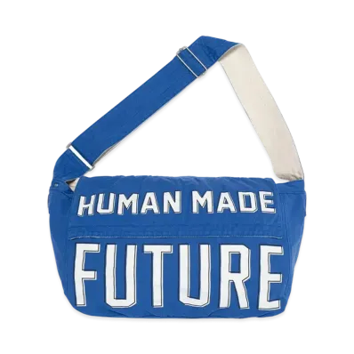 HUMAN MADE Mail Bag Large "Blue"