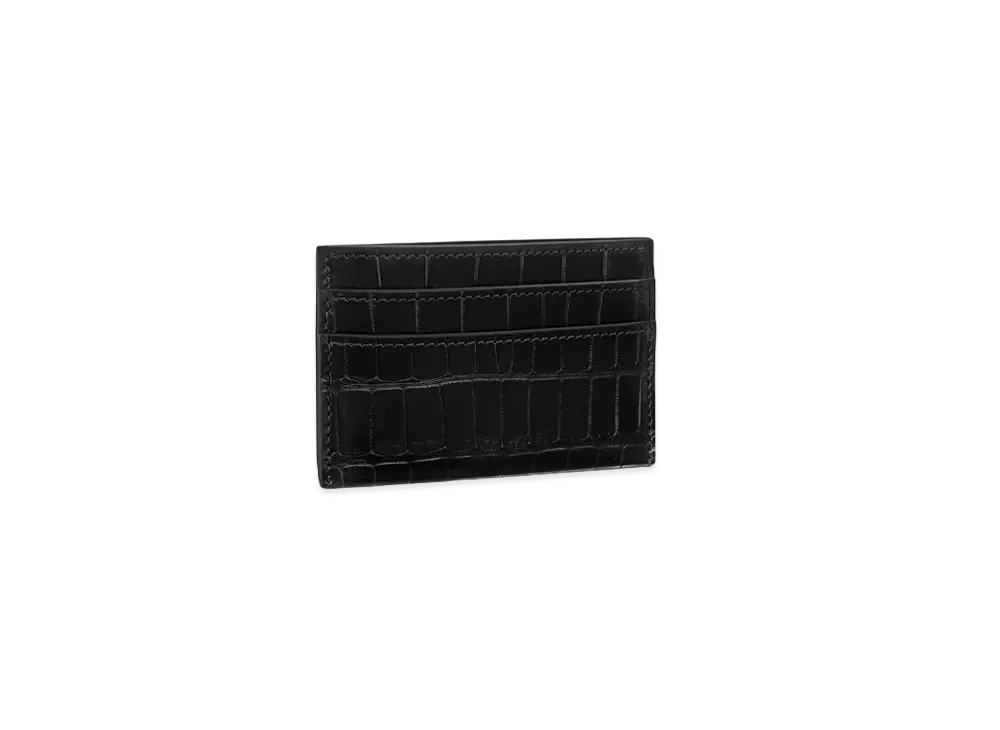 Louis Vuitton Porte Double Card Holder Crocodilien Mat
