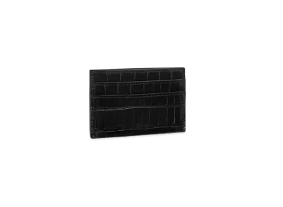 Louis Vuitton Porte Double Card Holder Crocodilien Mat