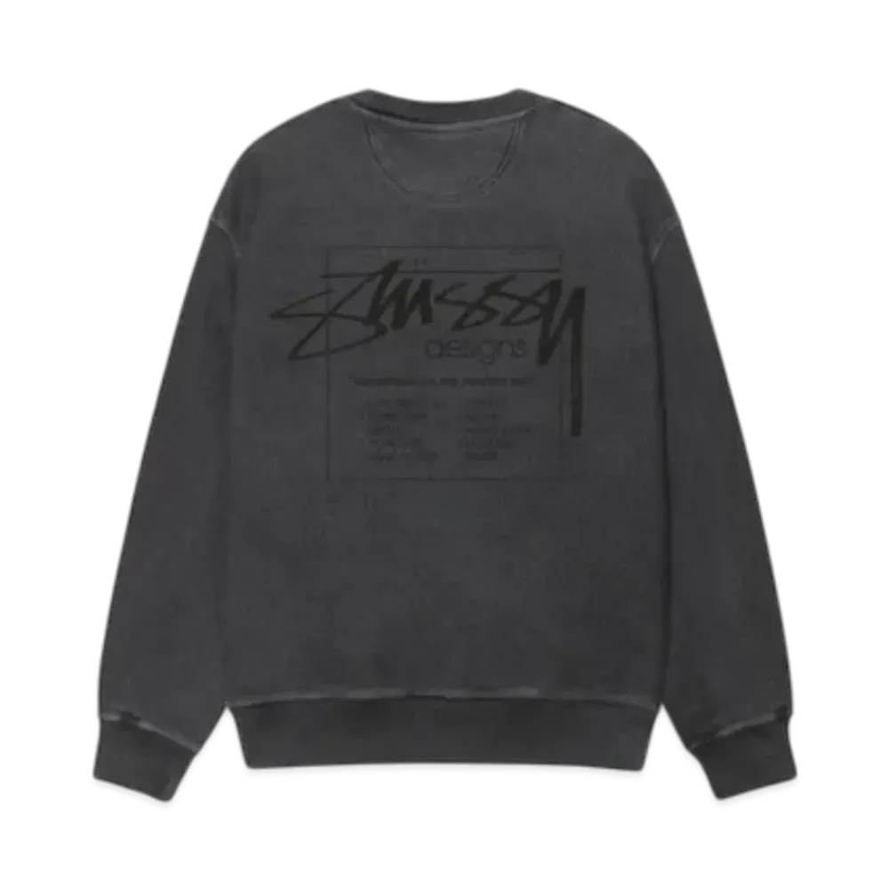 Stussy Modern Age Crew Pigment Dyed "Black"