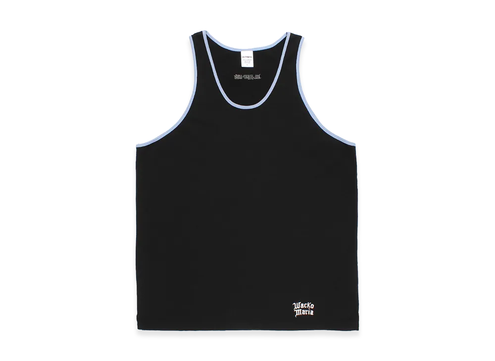 WACKO MARIA Ringer Tank Top "Black"