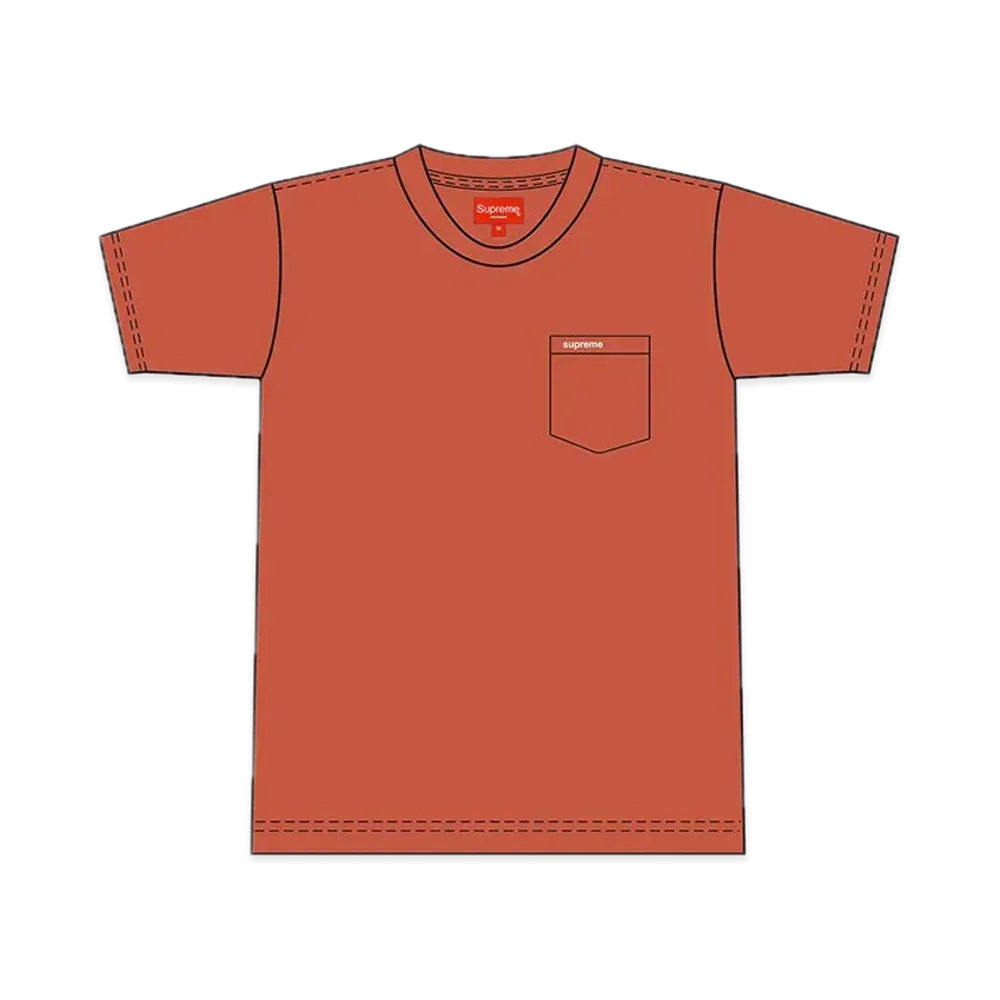 Supreme S/S Pocket Tee "Rust" (21SS)