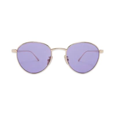 LOEWE Groove Round Sunglasses "Purple"