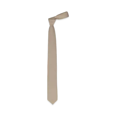 Graphpaper Boiled Wool Necktie "Beigh"