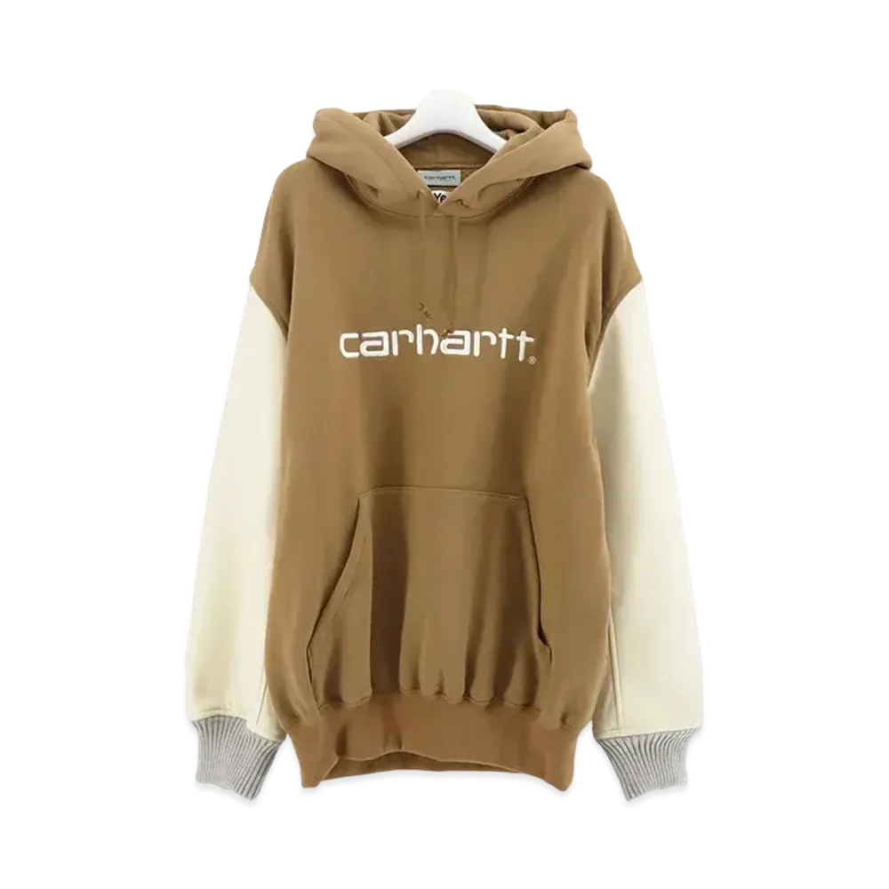 eYe JUNYA WATANABE MAN x Carhartt Cotton Fleece Cowhide W Name Parka "Beige/Cream"
