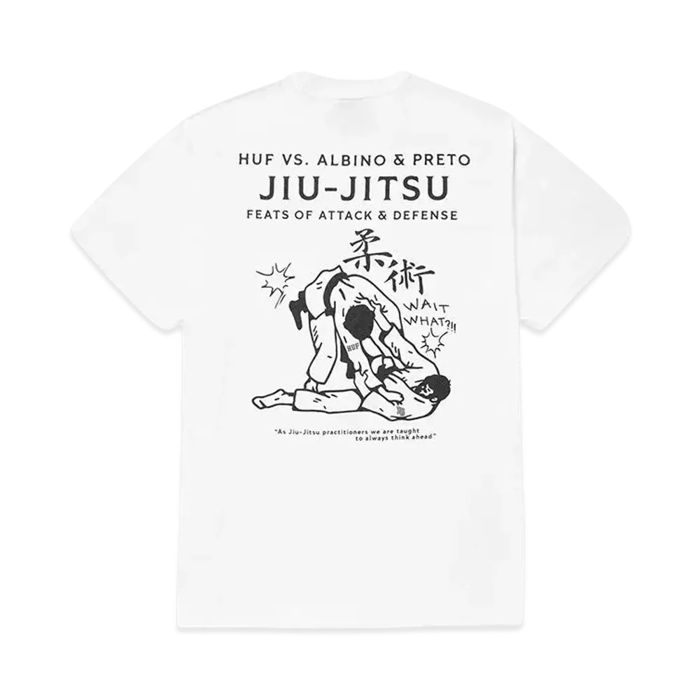 HUF x Albino & Preto Feats Of Tee "White"