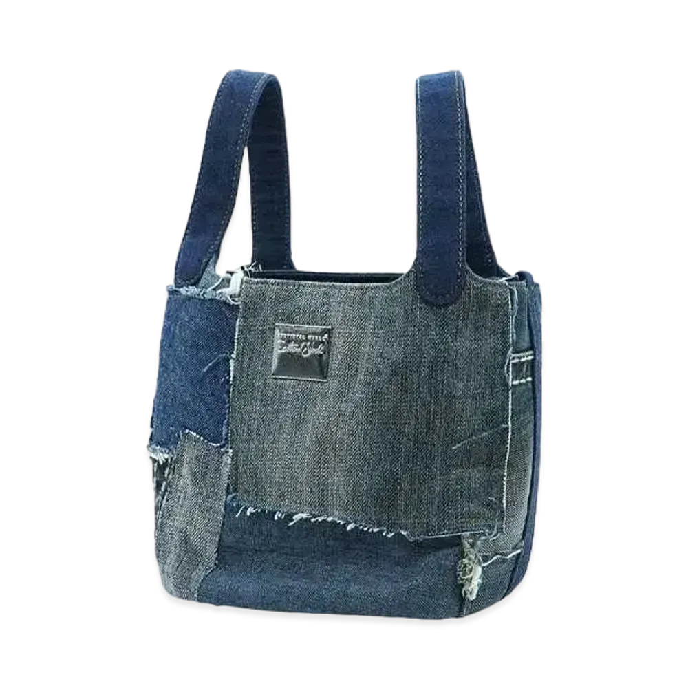 EMOTIONAL WORLD Vintage Bucket Bag "MULTI DENIM"