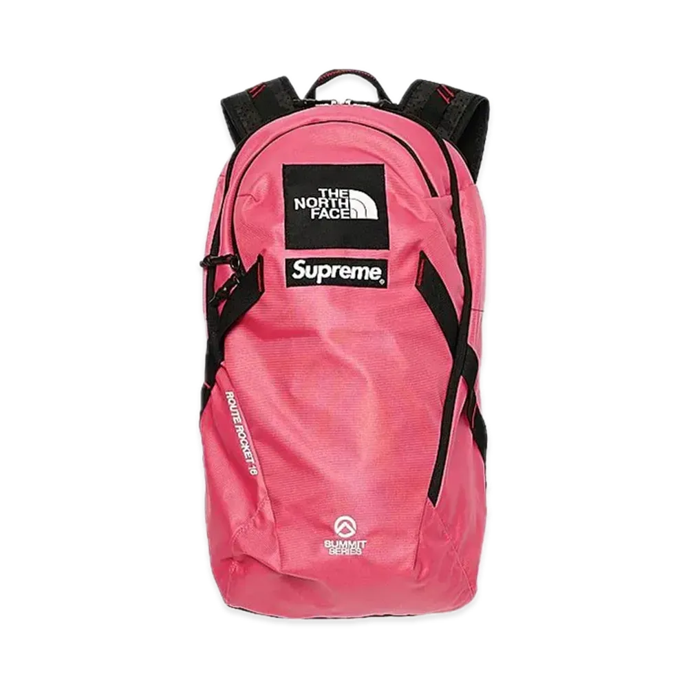 Supreme x The North Face Summit Series Outer Tape Seam Route Rocket Backpack "Pink"