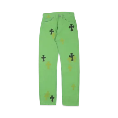 Chrome Hearts x Levi's Matty Boy Sex Records Vintage Jeans "Slime Green"