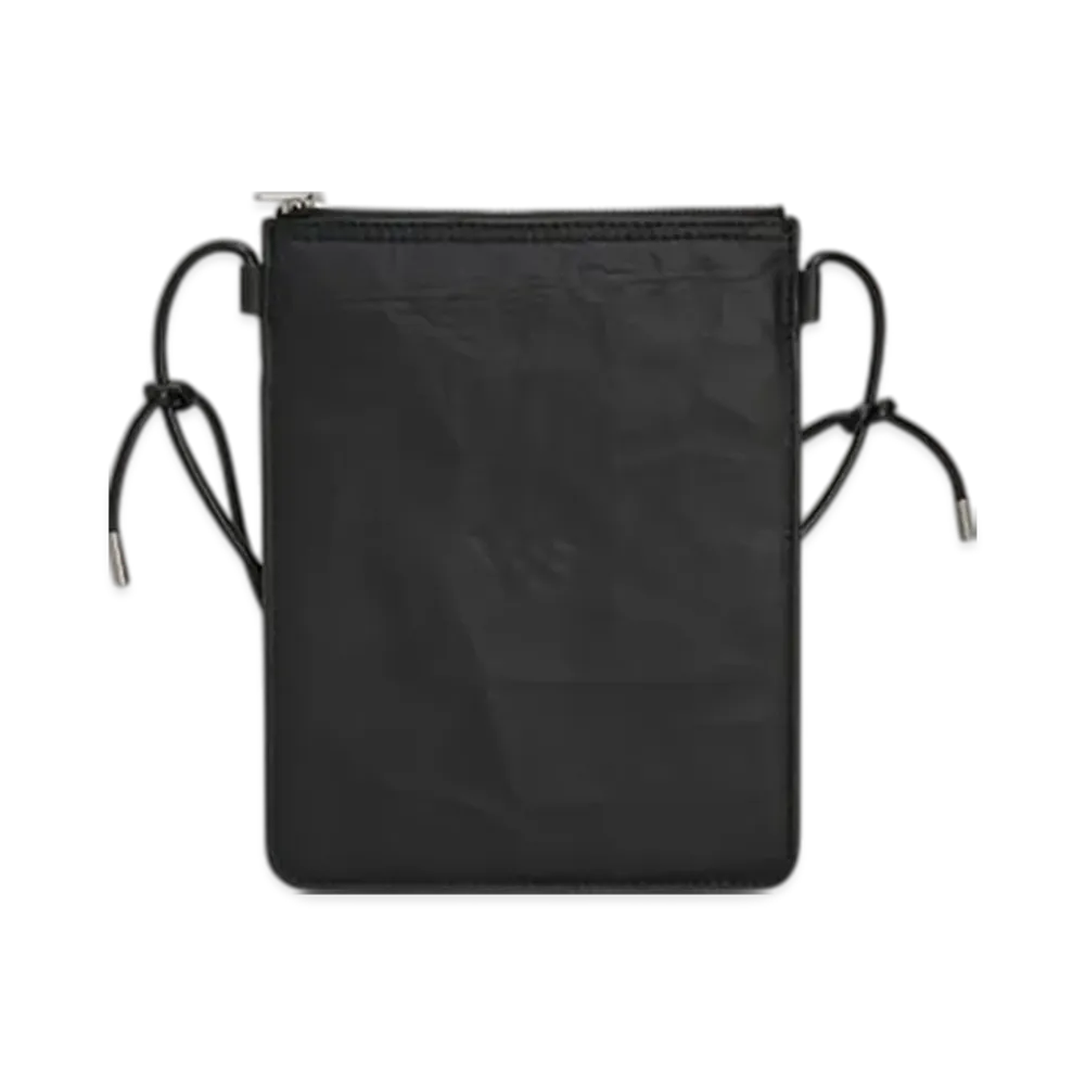 Y-3 Leather Crossbody Bag "Black"