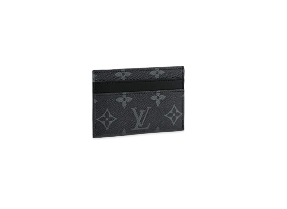 Louis Vuitton Porte Double Card Holder Monogram Eclipse