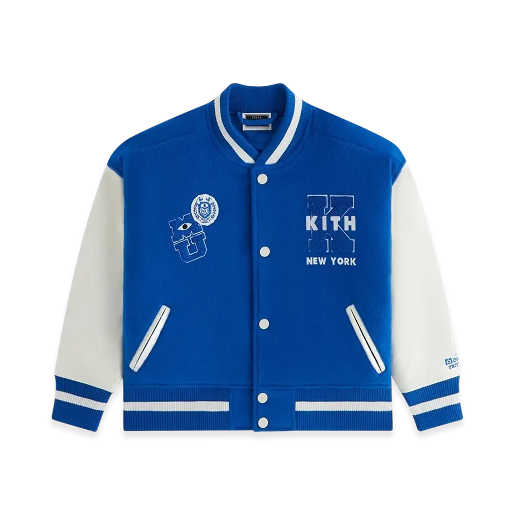 Kith x Disney Kids for Monsters Inc. Varsity Jacket "Greek"